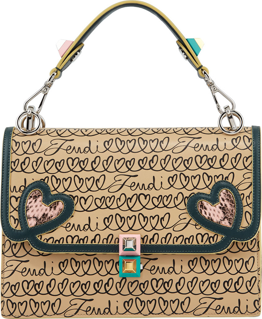 Fendi Kan I Fendi Love Regular Shoulder Bag