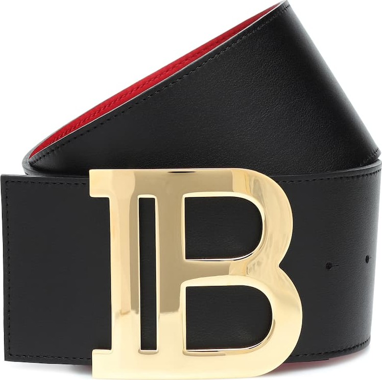 Balmain Reversible leather belt