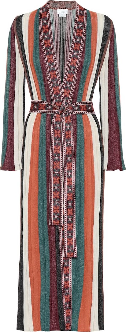 Camilla Striped knit cardigan