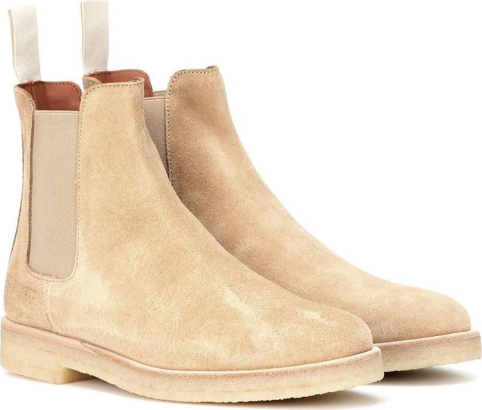 Common Projects Chelsea suede ankle boots