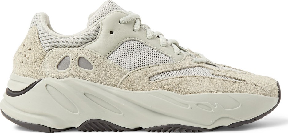 Adidas Originals Yeezy 700 Leather, Suede and Mesh Sneakers