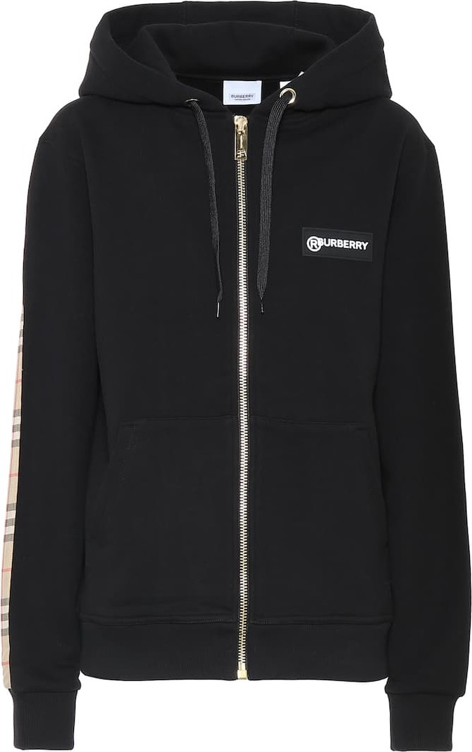 Burberry London England Vintage Check cotton hoodie