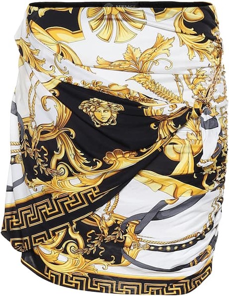 Versace Printed miniskirt