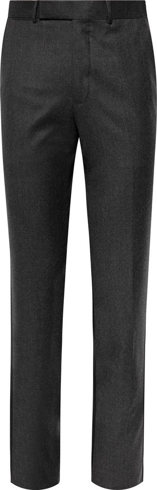 Ermenegildo Zegna Slim-Fit Wool-Felt Trousers