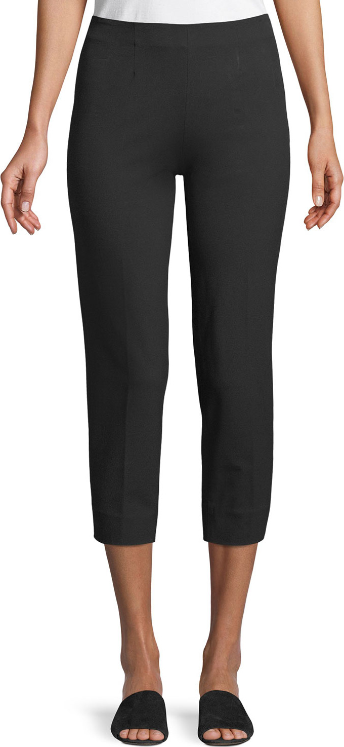 Piazza Sempione Audrey Straight-Leg Cropped Pants