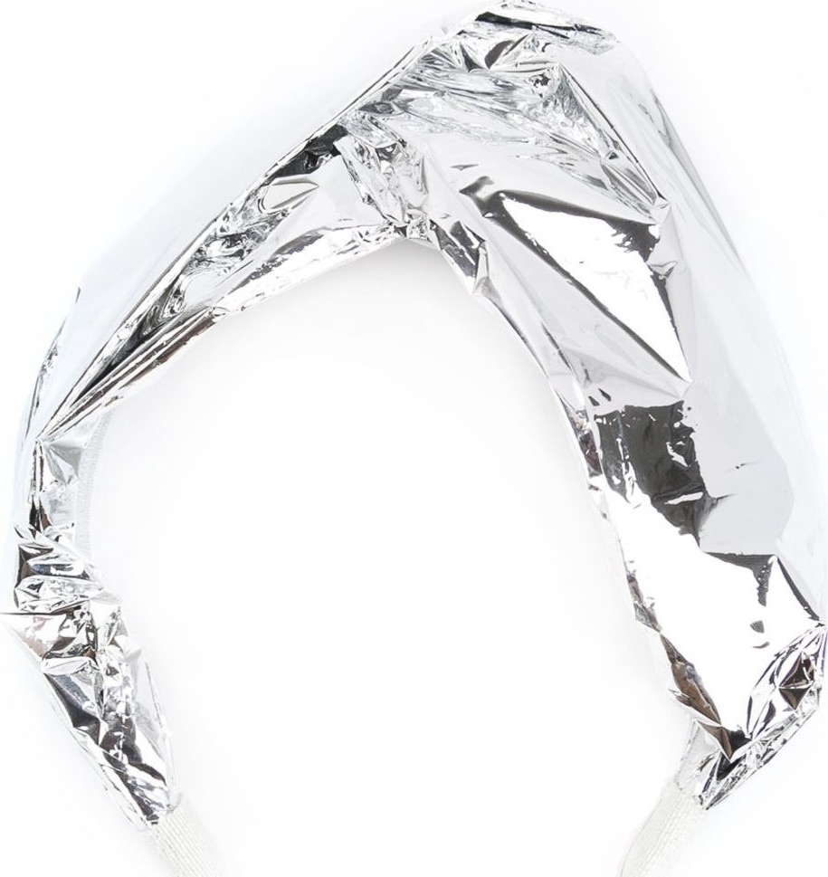 Gigi Burris draped turban