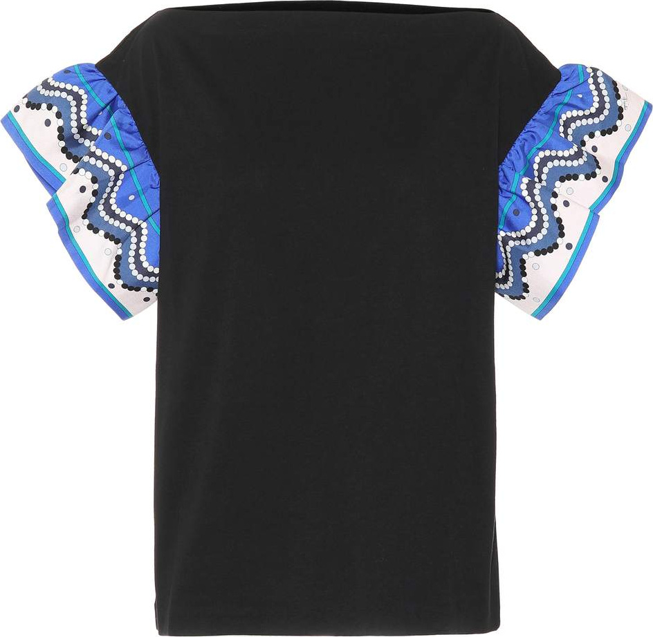 Emilio Pucci Silk and cotton T-shirt