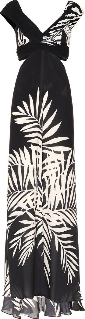 Johanna Ortiz Printed silk maxi dress