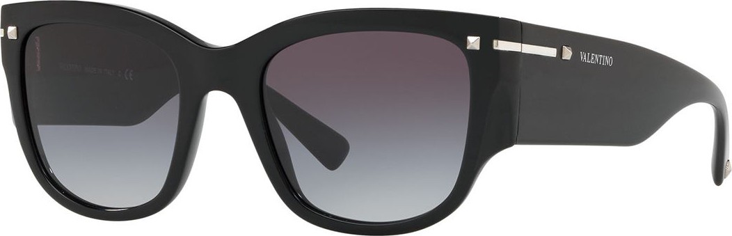 Valentino Square Chunky Acetate Sunglasses