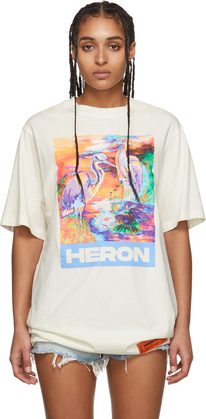 Heron Preston Off-White Heron Colors T-Shirt