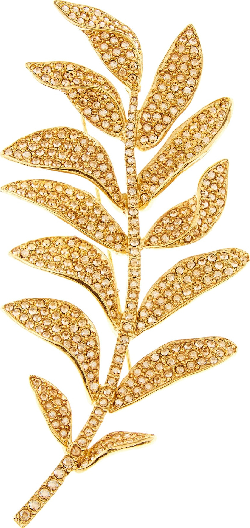 Oscar De La Renta Swarovski Crystal Brooch