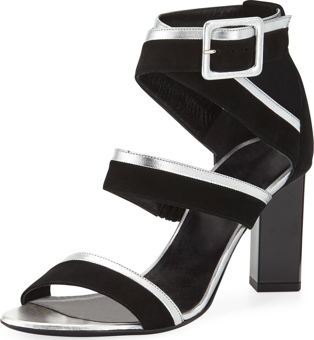Pierre Hardy Alpha Strappy Mixed Sandals