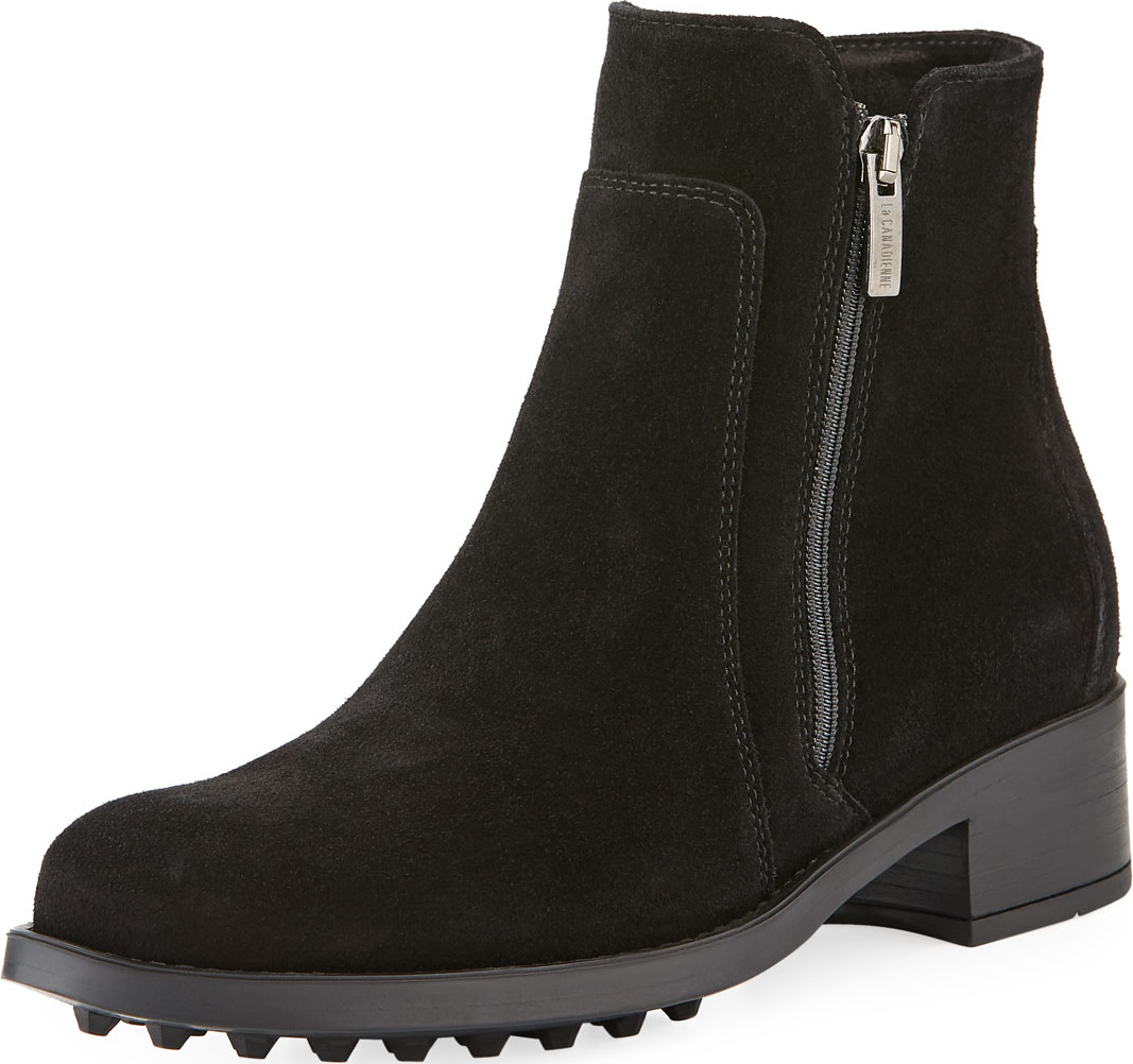La Canadienne Sydney Suede Zip Boots