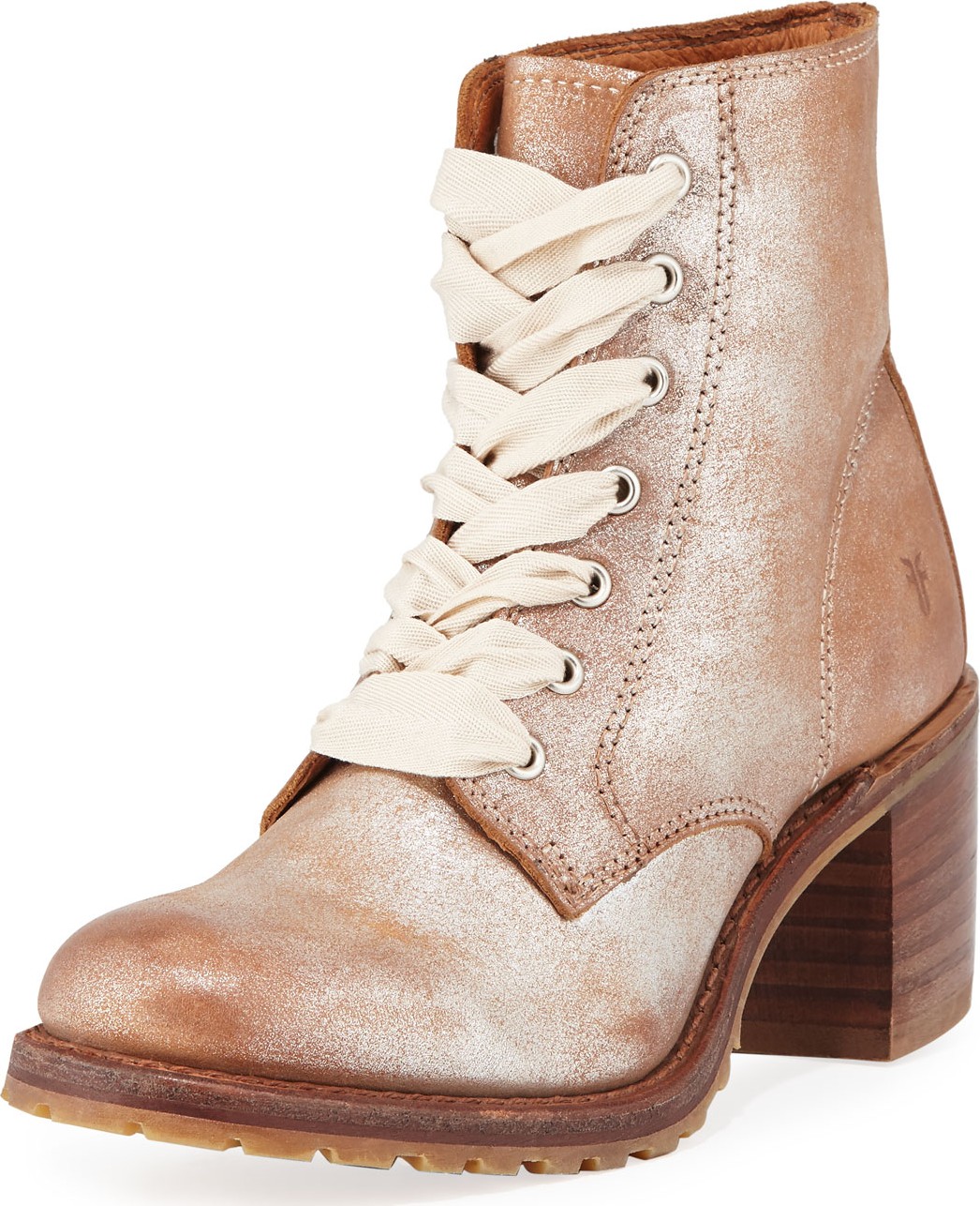 Frye Sabrina Metallic Suede Boots