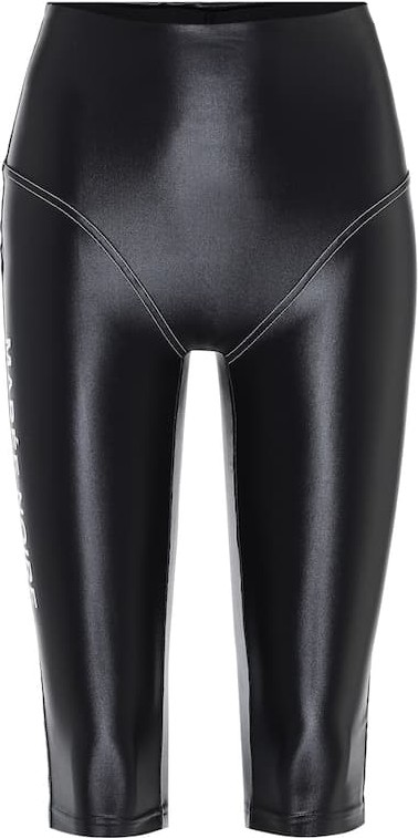 Marine Serre High-rise cycling shorts