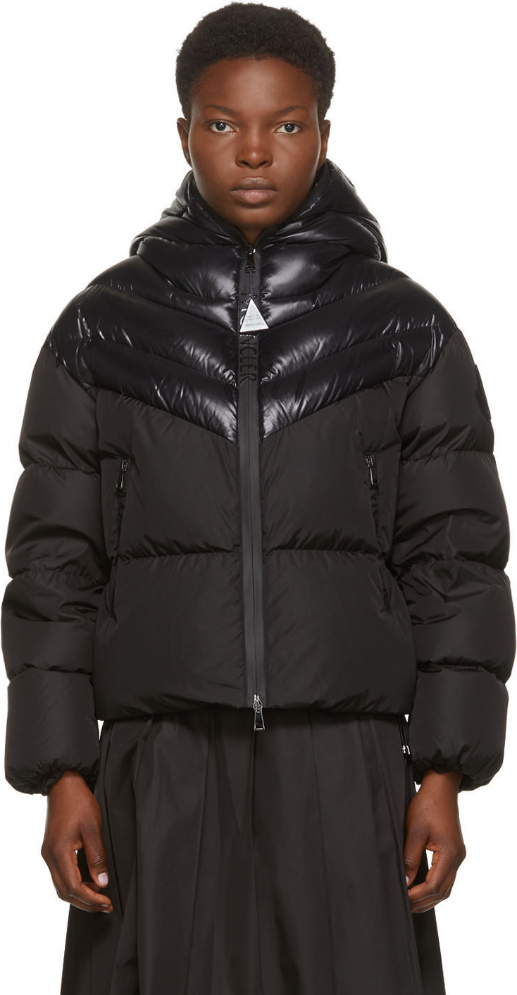 Moncler - Black Down Guenioc Coat
