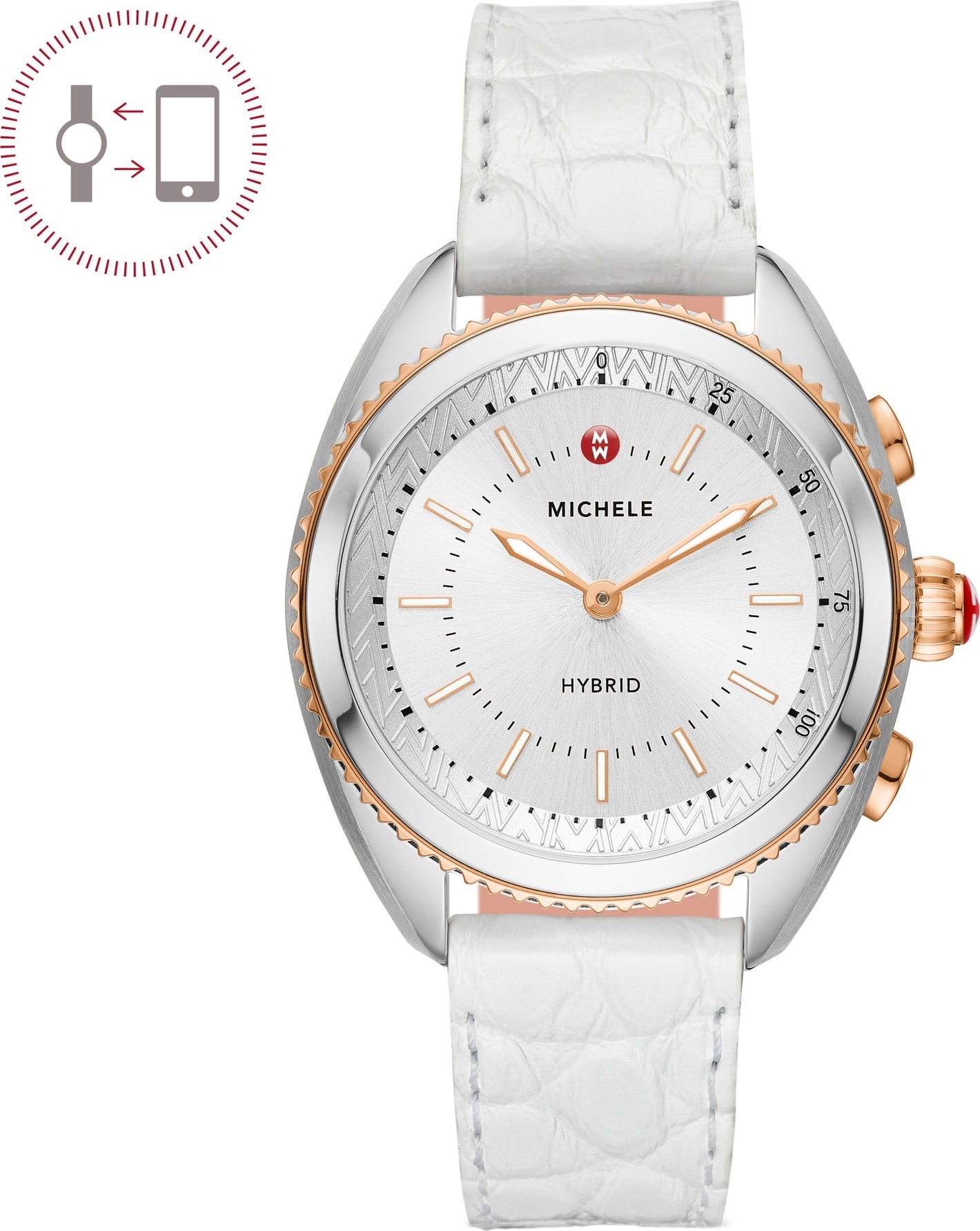 MICHELE Hybrid Tracker Watch, 38mm