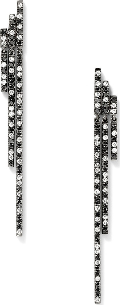 Eva Fehren Static long earrings