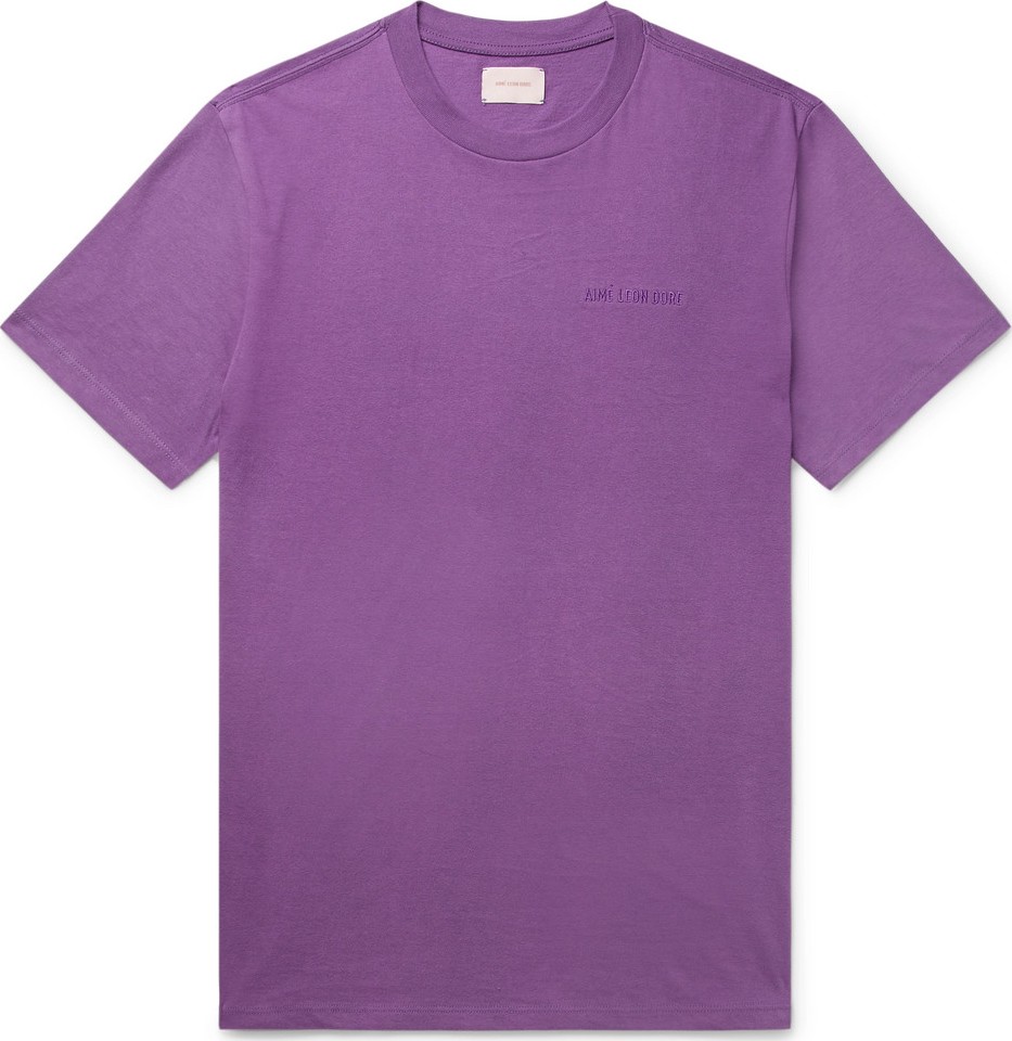 Aimé Leon Dore Logo-Embroidered Cotton-Jersey T-Shirt