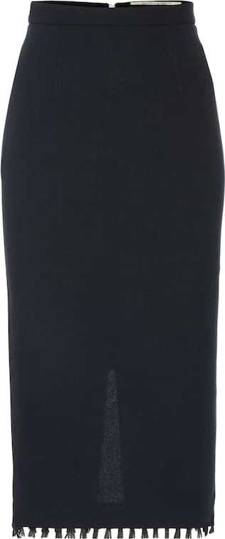 Roland Mouret Arreton wool pencil skirt
