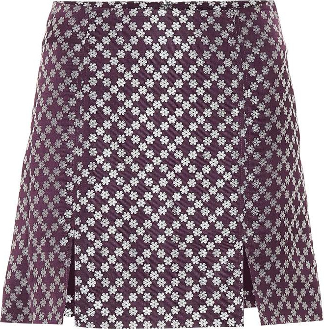 Alexachung Brocade miniskirt