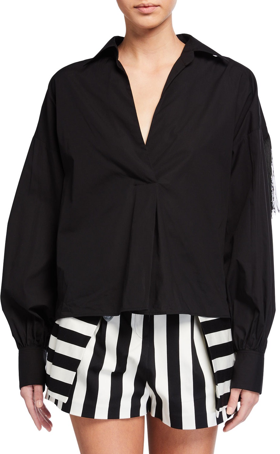 Veronica Beard Zip-Back Scuba Leggings