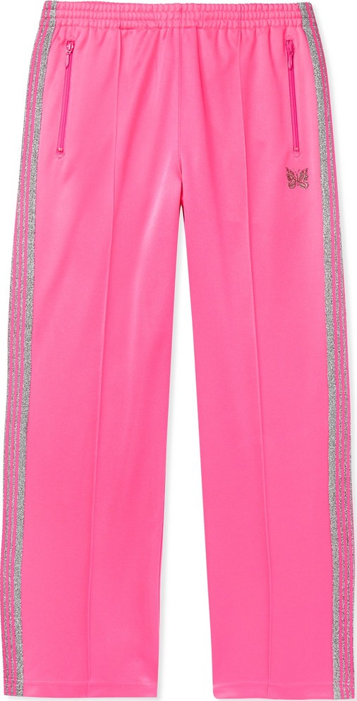 Needles Glittered Webbing-Trimmed Tech-Jersey Track Pants