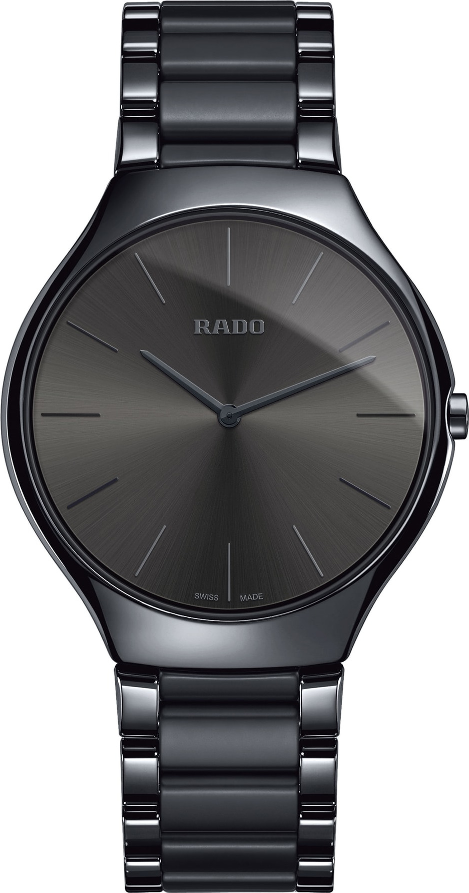 Rado True Thinline Ceramic Bracelet Watch, 39mm
