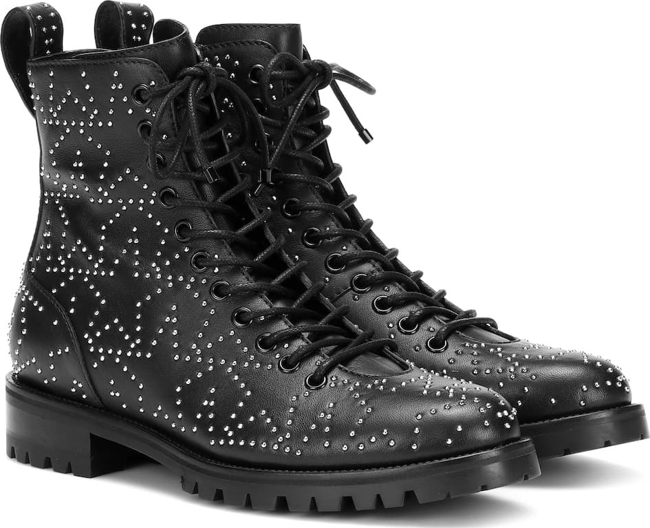 Jimmy Choo Cruz Flat leather ankle boots