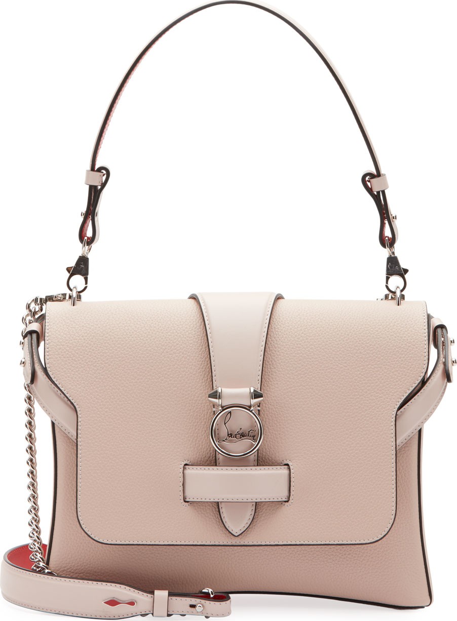 Christian Louboutin Ruby Lou Medium Calf Empire Shoulder Bag