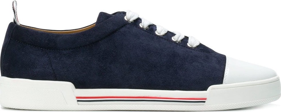 Thom Browne Toe Cap Leather Trainer