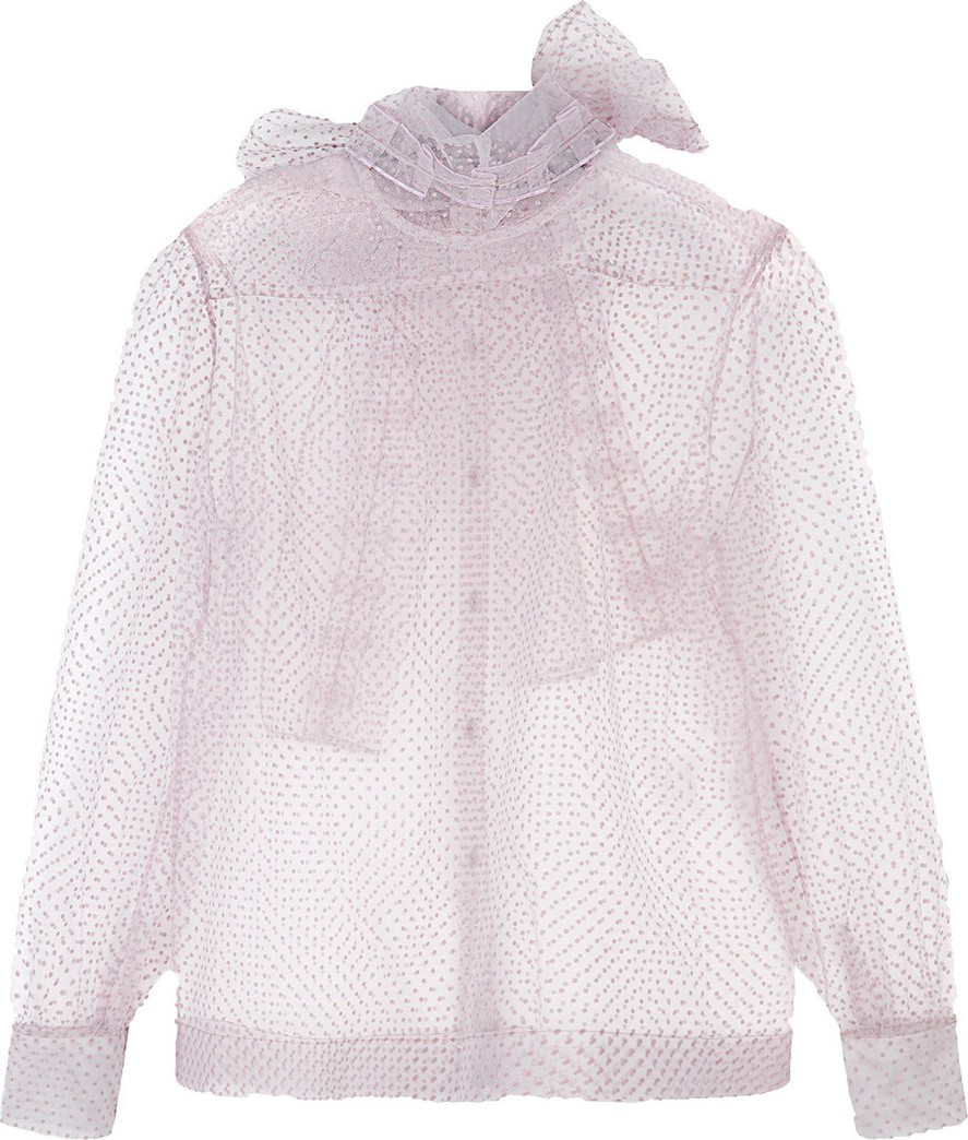 Alexachung Sheer scarf blouse