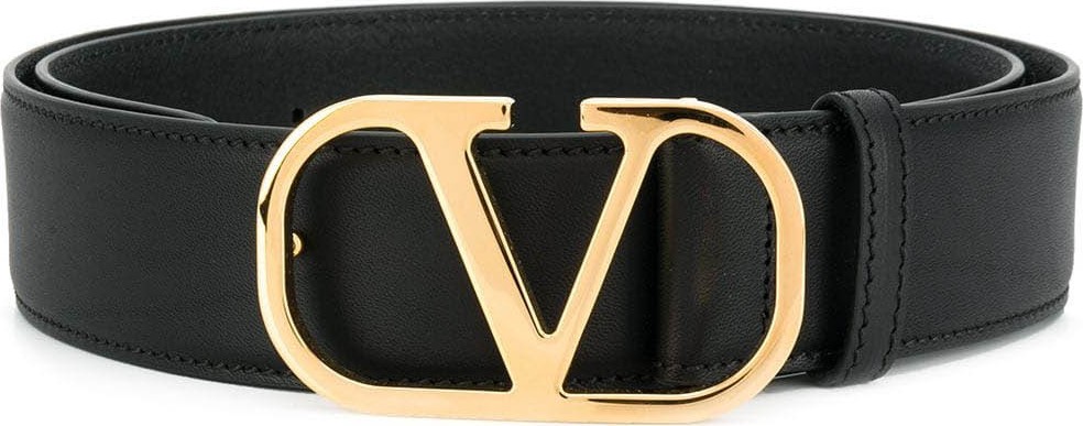 Valentino Valentino Garavani logo buckle belt
