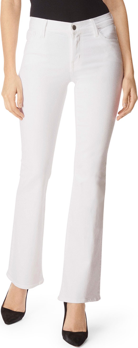 J BRAND Sallie Mid-Rise Boot-Cut Jeans