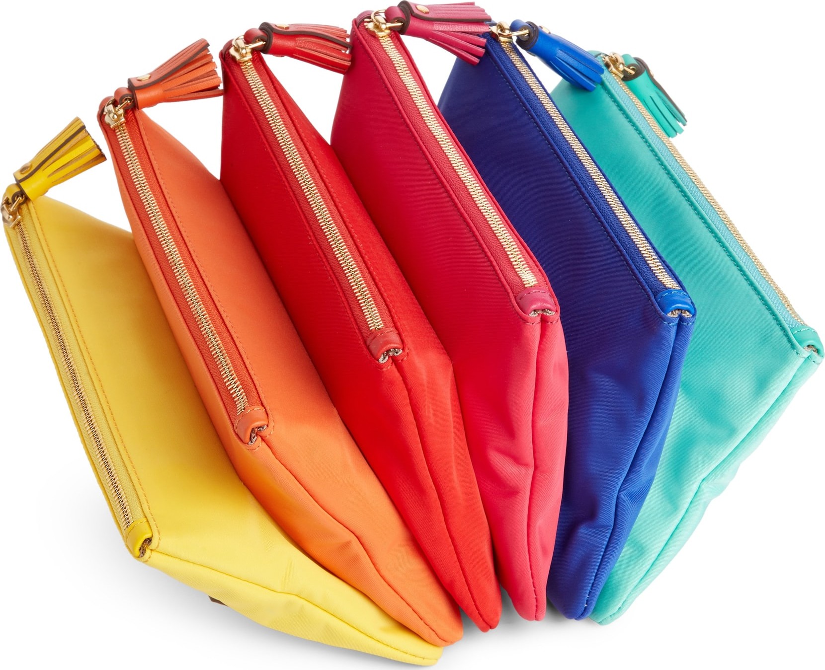 Anya Hindmarch Filing Cabinet Nylon Zip Clutch