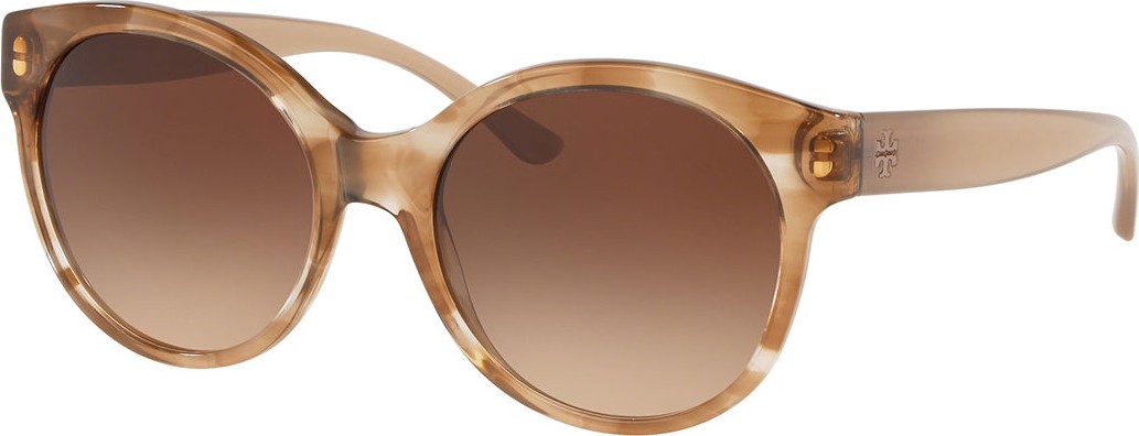 Tory Burch Round Acetate Gradient Sunglasses