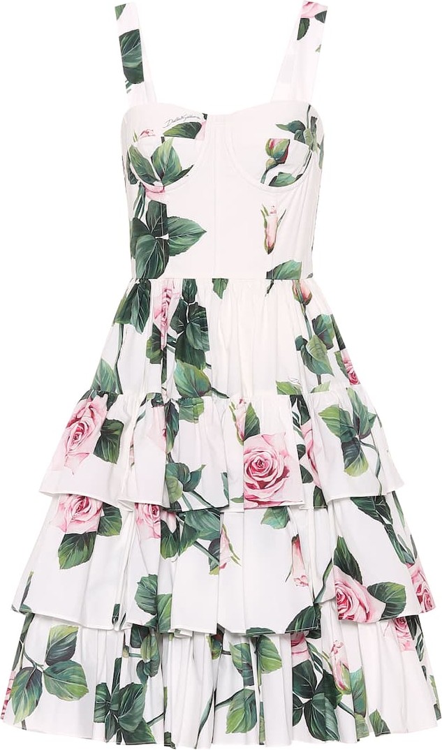 Dolce & Gabbana Floral cotton dress