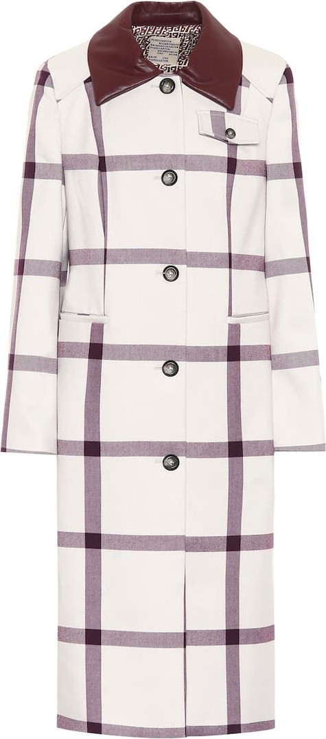 Baum und Pferdgarten Desma checked coat