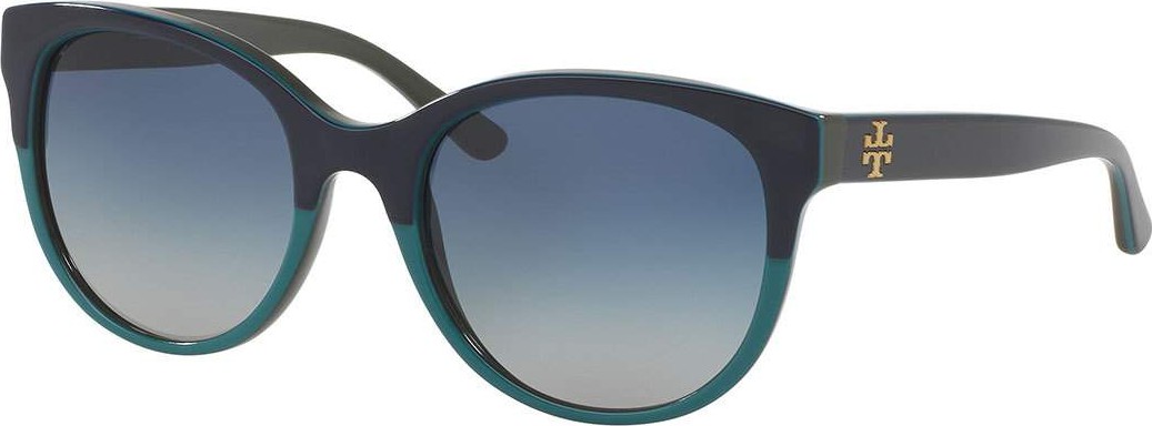 Tory Burch Square Two-Tone Sunglasses