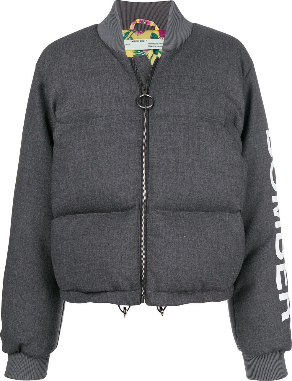 Off White Puffer bomber jacket