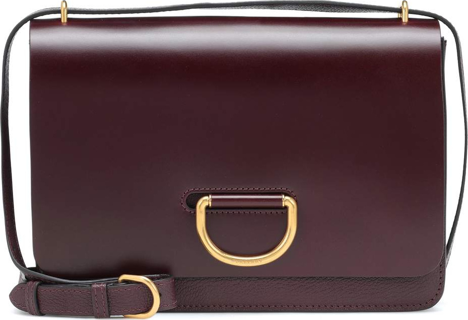 Burberry London England Medium D Ring leather shoulder bag
