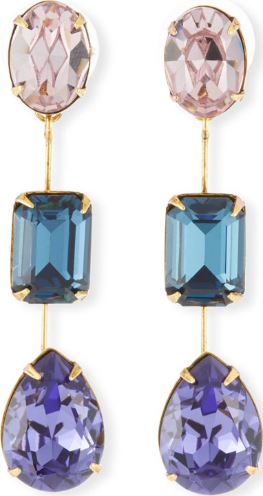 Jennifer Behr Allanah Triple Drop Earrings