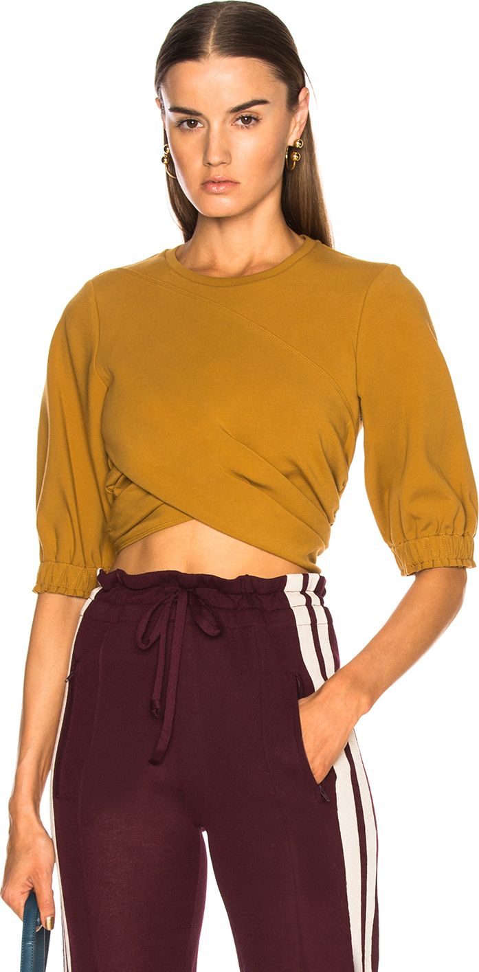 3.1 Phillip Lim Twist Crop Top