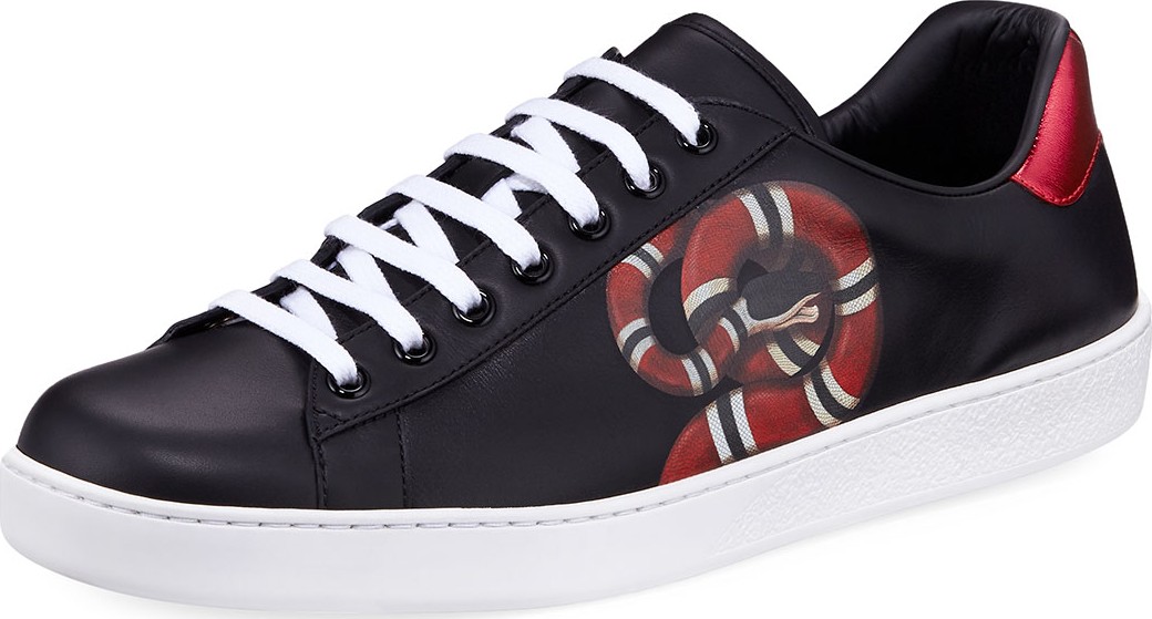 Gucci Ace Kingsnake Print Sneaker