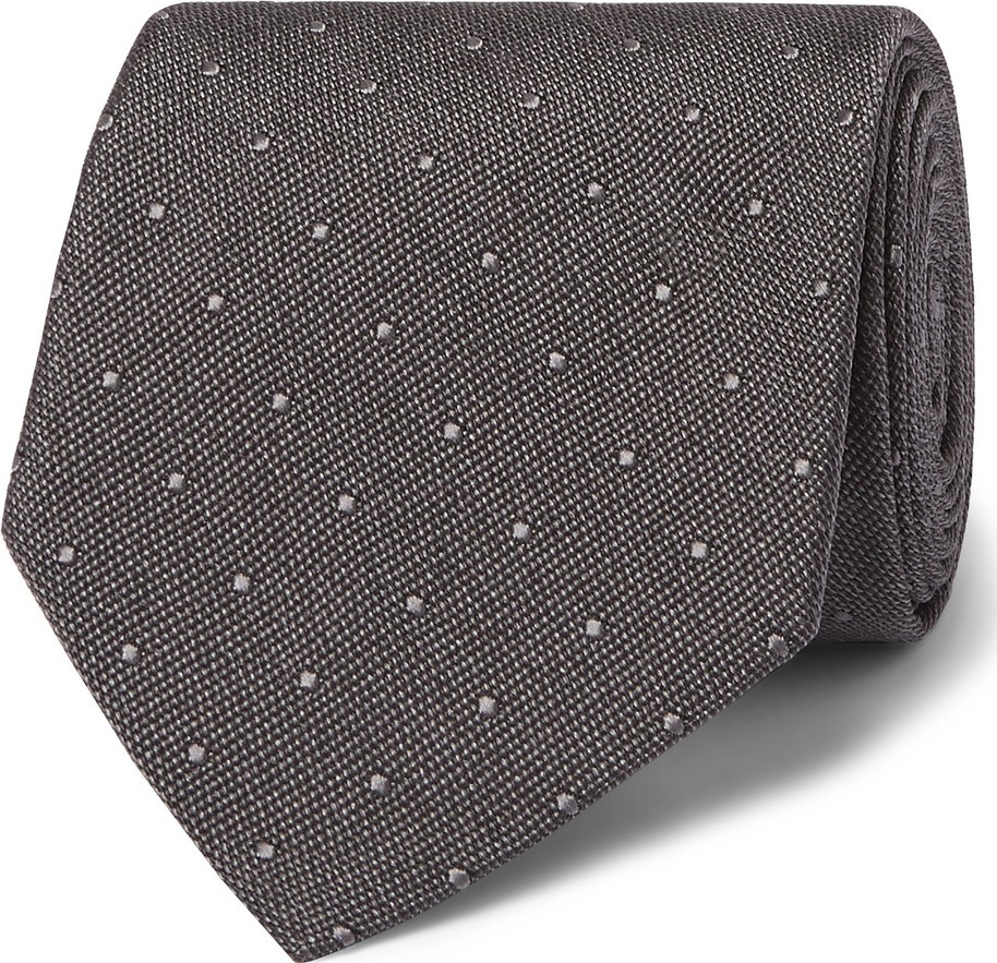 TOM FORD 8cm Polka-Dot Silk Tie