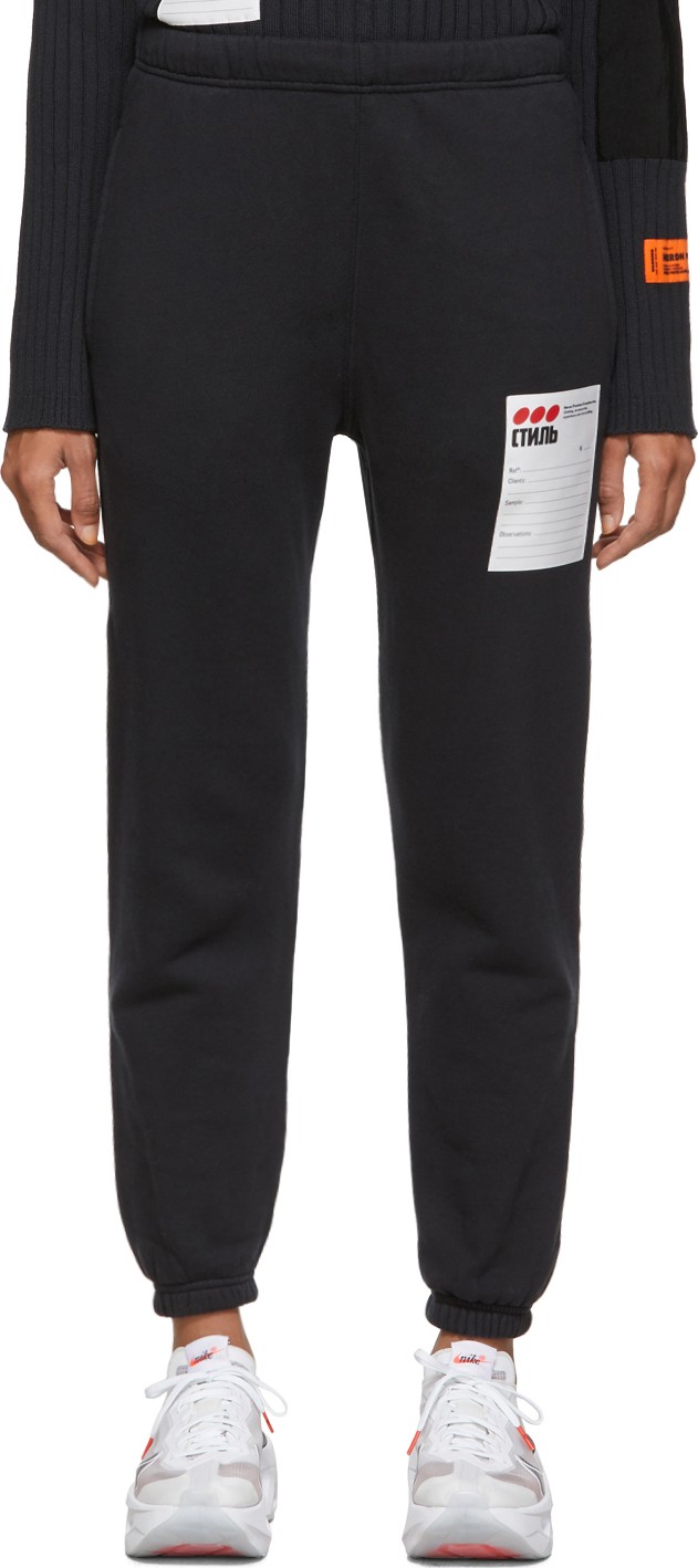 Heron Preston Black Label Lounge Pants