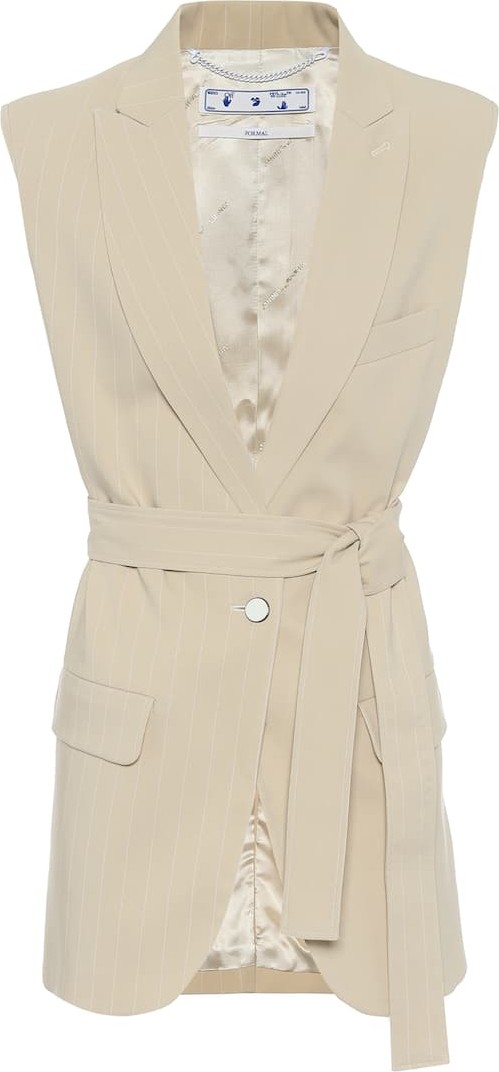 Off White Cotton-blend jacket