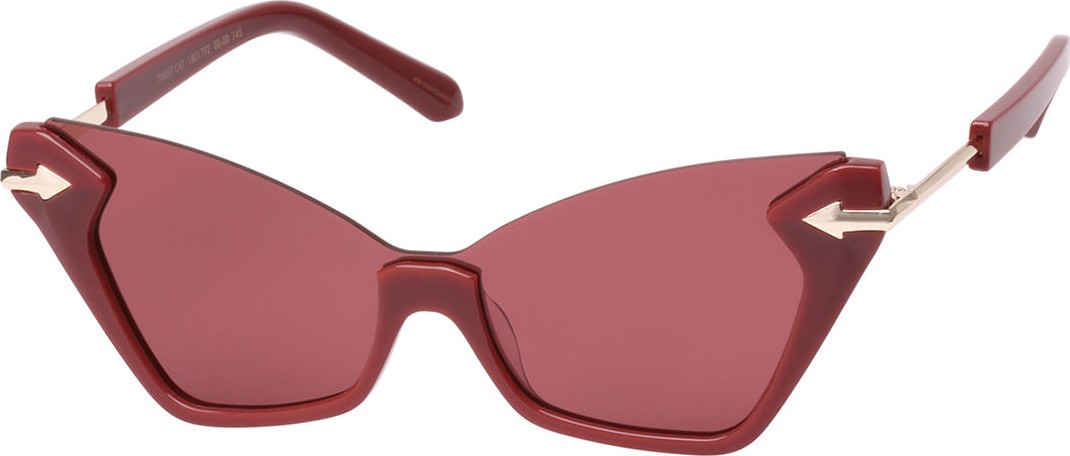 Karen Walker Sweet Cat Semi-Rimless Cat-Eye Sunglasses