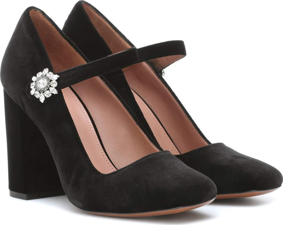 Alexachung Velvet Mary Jane pumps