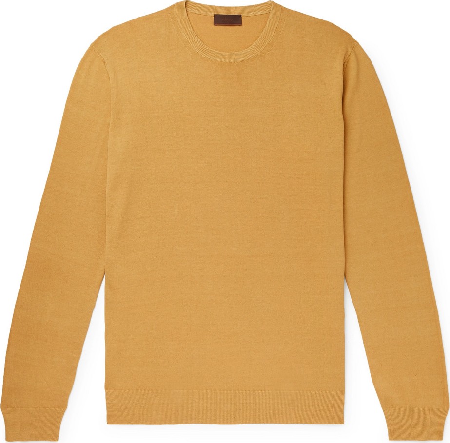 Altea Slim-Fit Linen and Cotton-Blend Sweater
